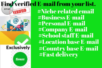 find the verified business and  personal email  targeted list