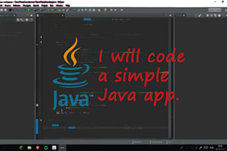 create a java application