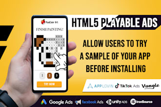 create playable ads and HTML5 games