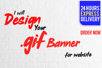 create amazing  gif or static banner