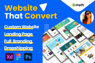 create custom shopify website with innovative web design