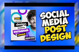 design social media canva templates product banner ad creative carousel post