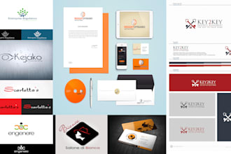 do a flat, basic and simple logo