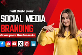 create fb business page, instagram, pinterest, twitter, etc