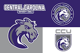 design a college sports logo for teams, events, leagues, etc