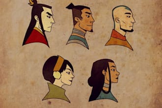 draw your cartooned portrait