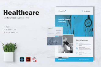 design a professional healthcare or medical flyer
