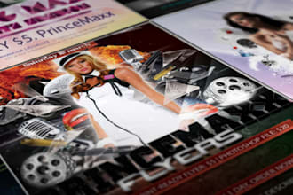 design a PERFECTLY planned and creative eye catching flyer