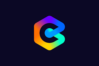 create tech, crypto, saas website, ai and app icon logo design with free favicon