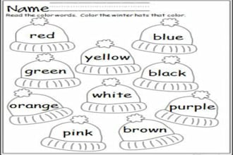 create worksheet and activities for kids