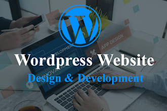 design and develop a stunning wordpress website