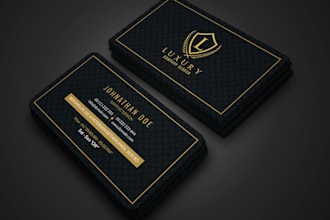 create luxury business card design