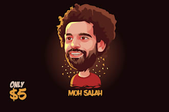 draw awesome bighead cartoon avatar in 24 hour