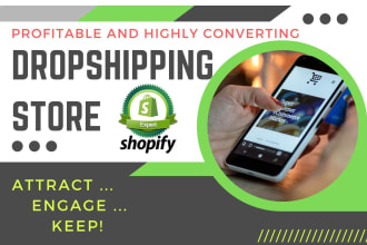 create shopify website or shopify dropshipping store