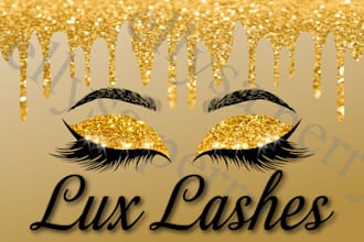 make awesome eyelashes,lash artist logo