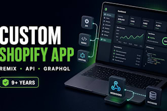 develop a custom shopify app with API integration