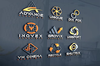 do modern, professional business logo design with copyrights