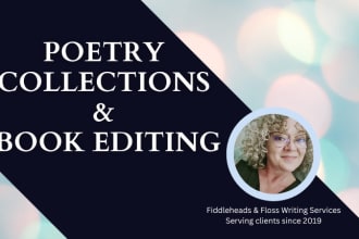 edit your poetry chapbook or book of poetry