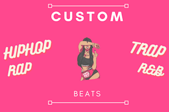 produce custom hiphop  trap  rap beats