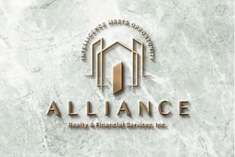 design modern real estate logo design