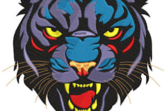 custom embroidery digitizing into dst pes jef cap patches