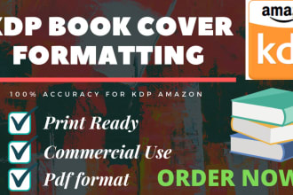 do formatting of amazon kdp book cover