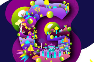 create vector art illustrations for your project