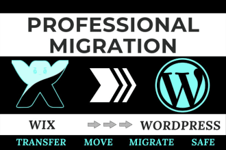 convert wix to wordpress responsive website
