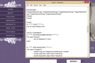 code/fix your css and html