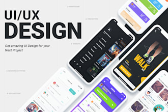 create UI design for mobile app