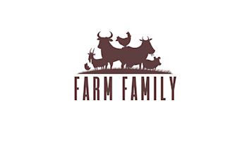 create a natural organic hand drawn farm logo design