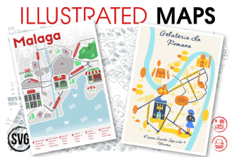 design and illustrate map of any location