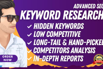 do advanced SEO keyword research and competitor analysis