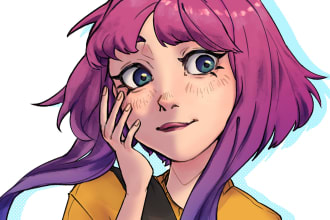 draw any character you want in anime style