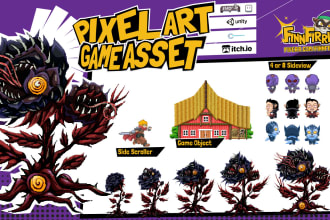create professional 2d pixel game art assets for your game