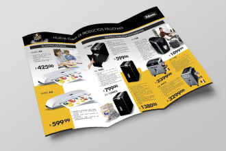 design a professional and custom flyer, bi fold, tri fold