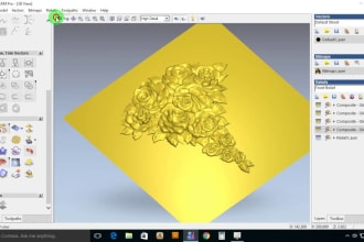 prepare model for 3d print or cnc router in stl format