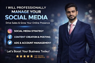 professionally manage your business social media accounts