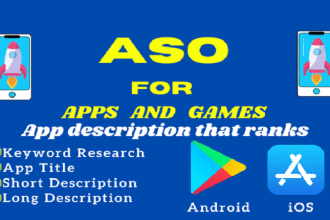 be your aso expert and do great app store optimization