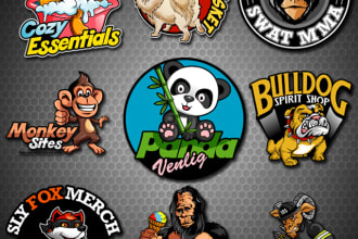 create unique animal, nft, mascot, cartoon character logo