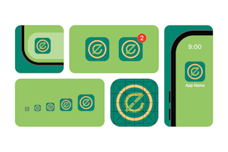 design a custom app logo for ios and android that stands out