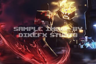 design an epic minecraft wallpaper within 24 hours