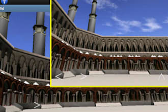 convert any simple 3d model into an Android app that you can do walkthrough or rotate around