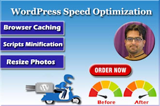do wordpress speed optimization, website speed optimization