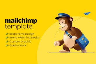 design responsive mailchimp newsletter template