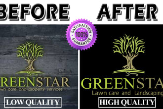 convert vector tracing, redraw, vectorise, trace of logo manually