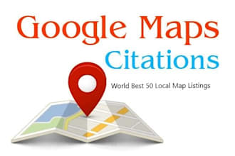 create local SEO citations, brightlocal, yext, moz maps listing  on google