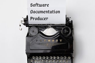 write business software documentation, software product manuals