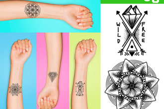 draw amazing custom tattoo design
