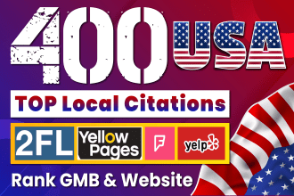 add your business on top 400 USA local SEO citations